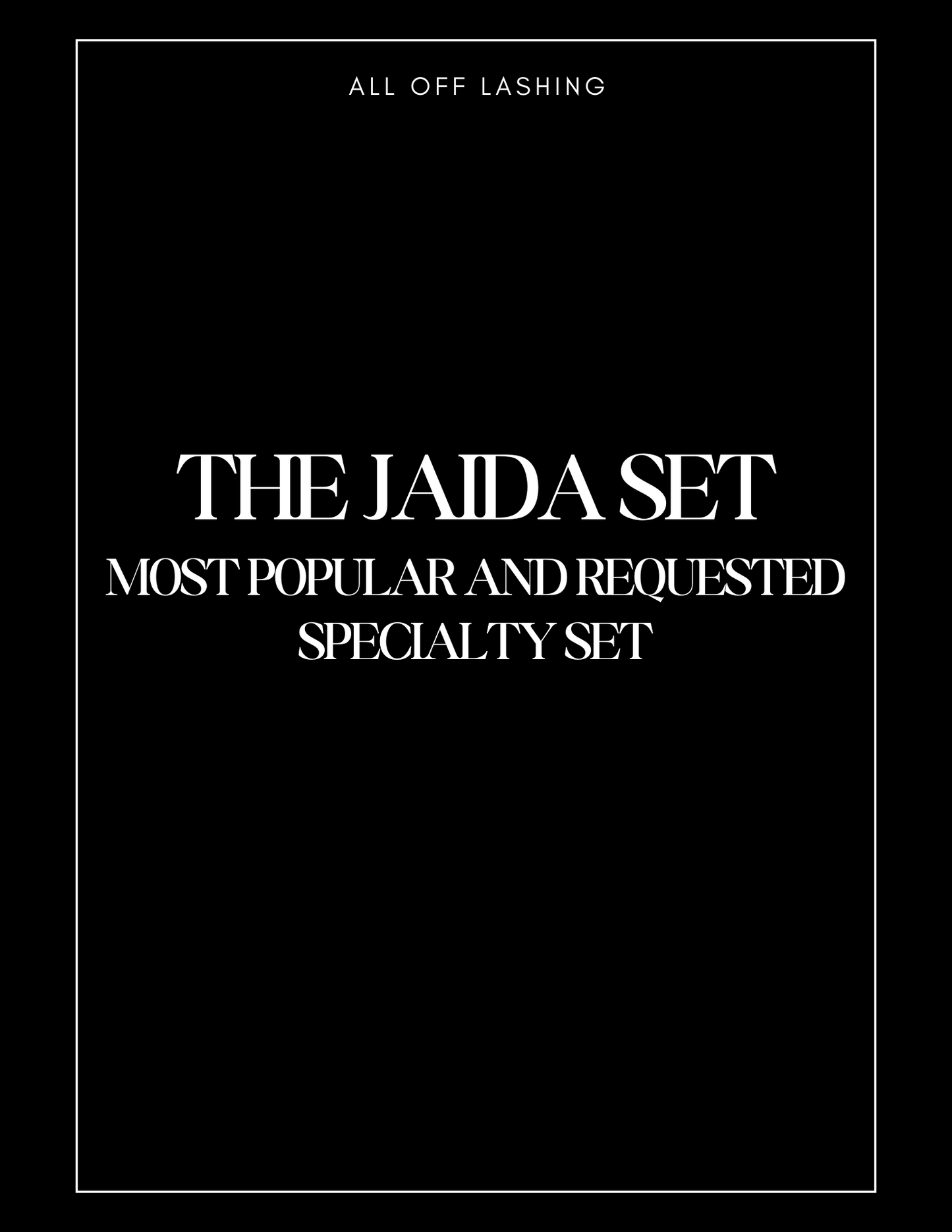 Signature Sets Lash Map E-Book - The Jaida Set
