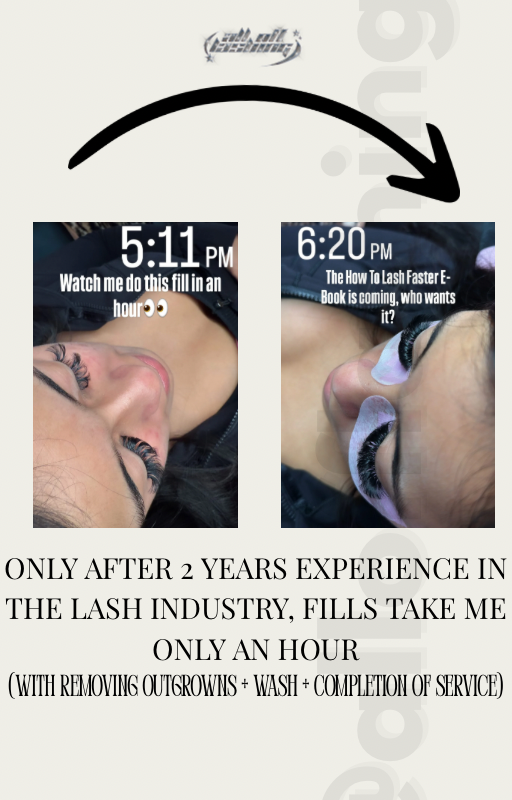 The How-To-Lash Faster E-Book; Cut Your Set Time in Half